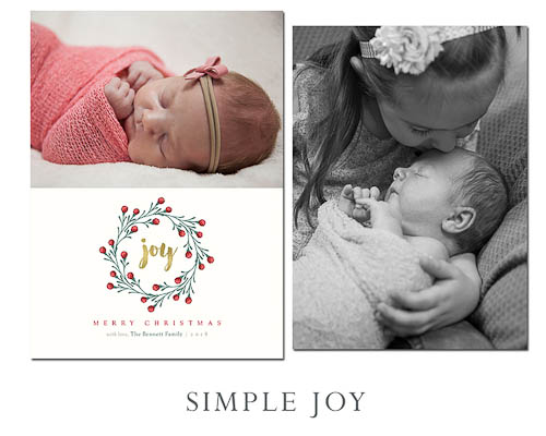 Simple Joy - Christmas Card