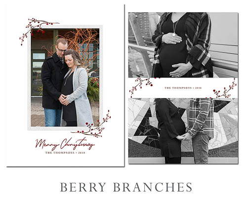 Berry Branches - Christmas Card