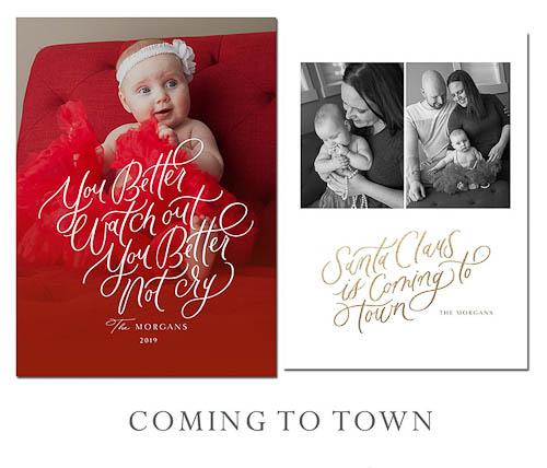 Coming to Town - Christmas Card